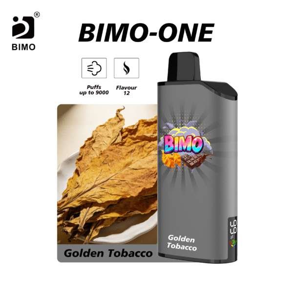Bimo ONE 9000-Golden-Tobacco