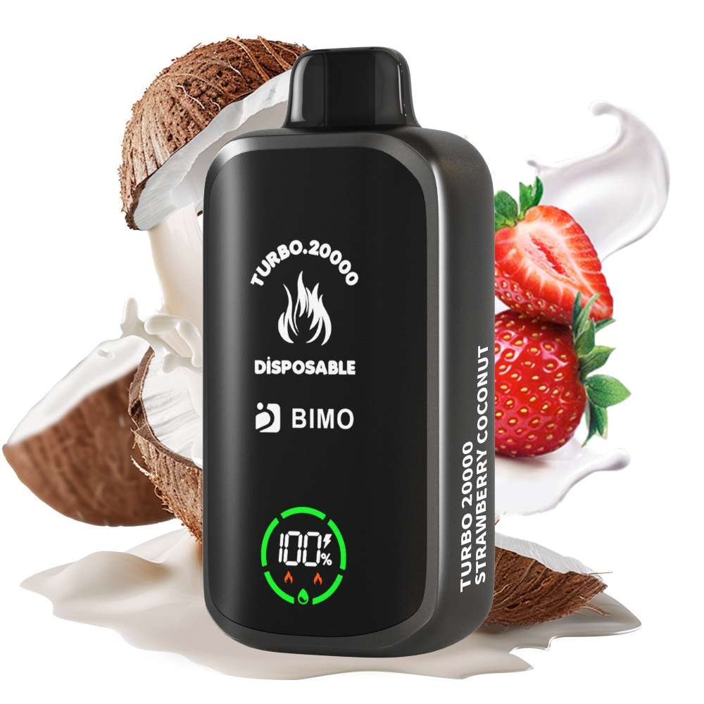 Bimo vape-Turbo-20000-Puffs-Strawberry Coconut