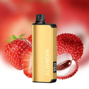 Alibarbar Ingot 9000 Puffs-Strawberry-Lychee