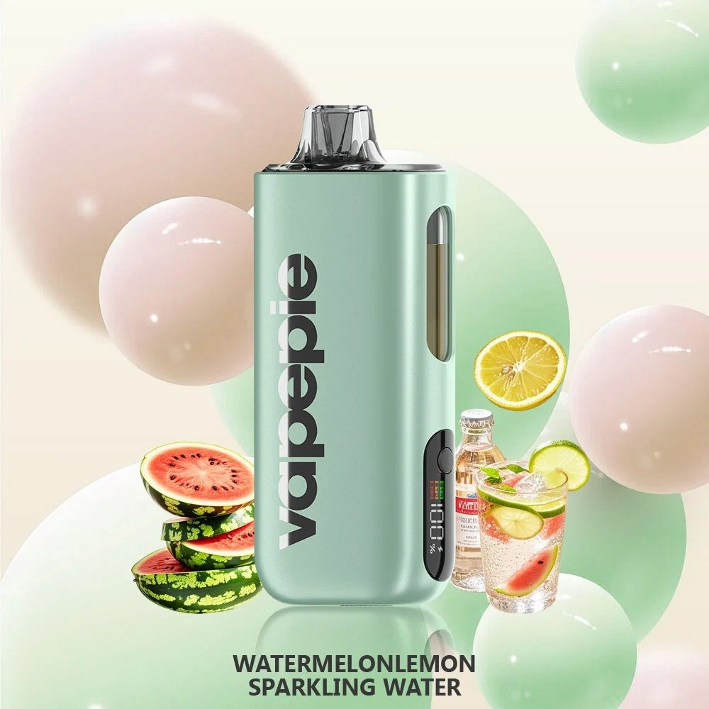 vapepie max 40000 puffs watermelon sparkling water