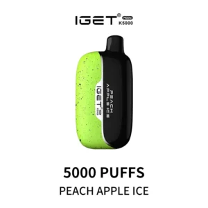 Iget Moon 5000 Puffs Peach-Apple-Ice