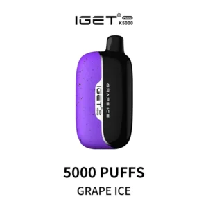 Iget Moon 5000 Puffs Grape-Ice