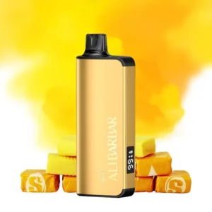 Alibarbar Ingot 9000 Puffs-Strawberry-Yellow-Star